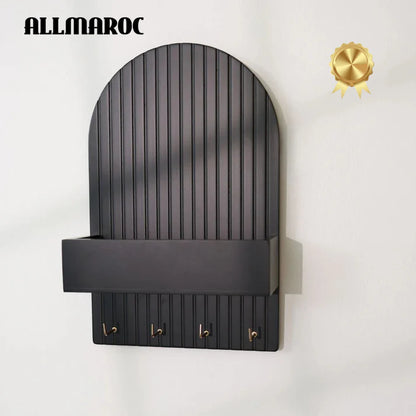 Porte-clés mural avec étagère